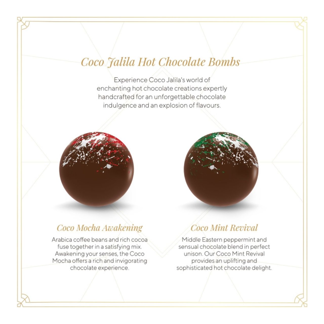 Two-Piece Festive Hot Chocolate Balls